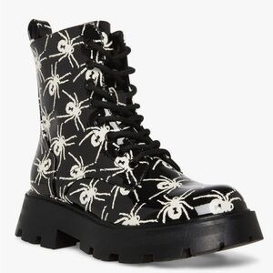 Betsey Johnson 80th Birthday Collection JOHNNY Combat Boots